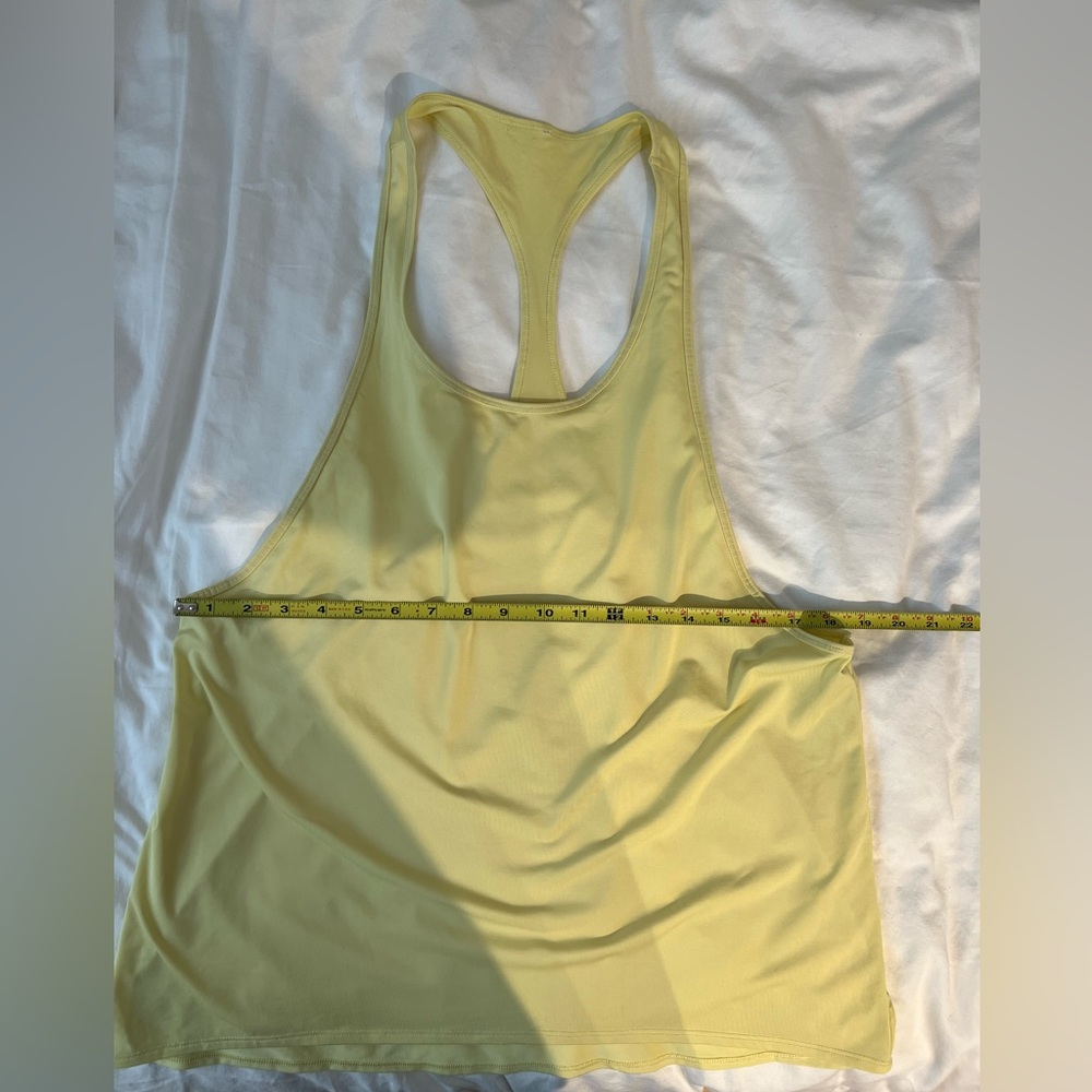 Yellow Fabletics Workout Tank - Picture 3 of 4
